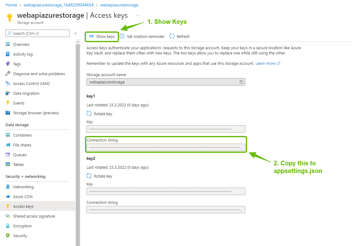 connection string azure