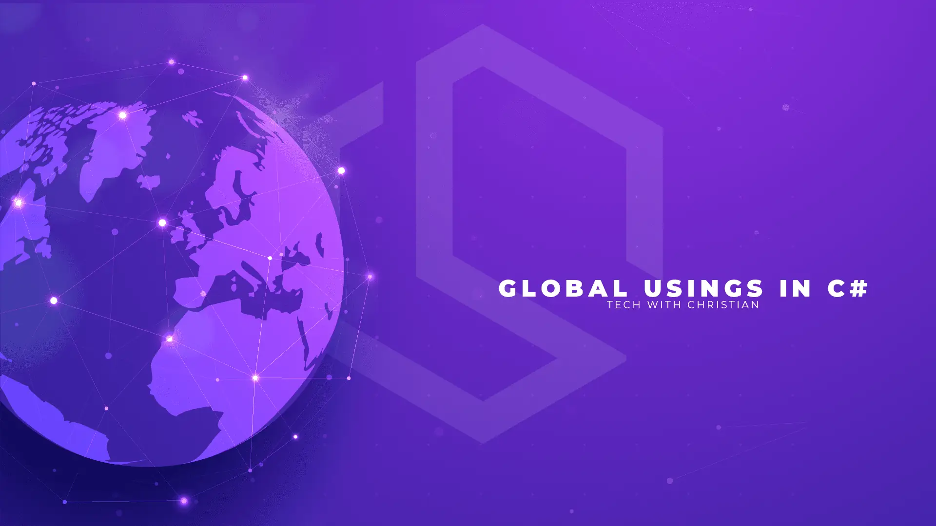 Why and how to use Global Usings in C#